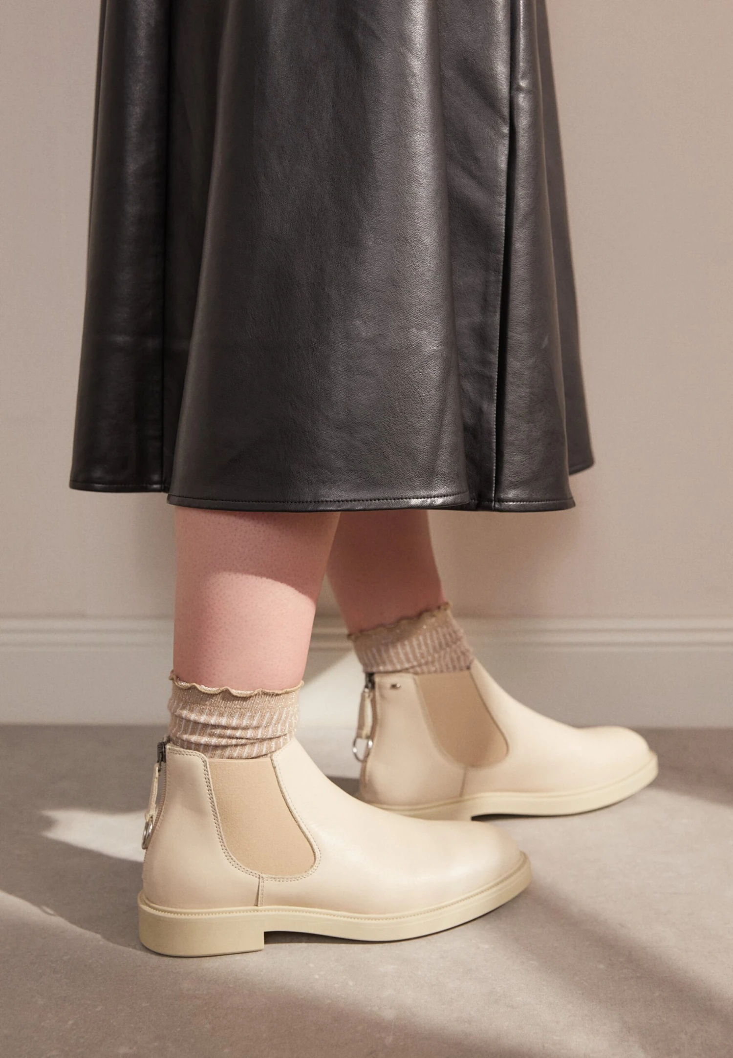 Pier One Leather - Boots À Talons - Beige 4 Pier One Leather - Boots À Talons - Beige – Image 2