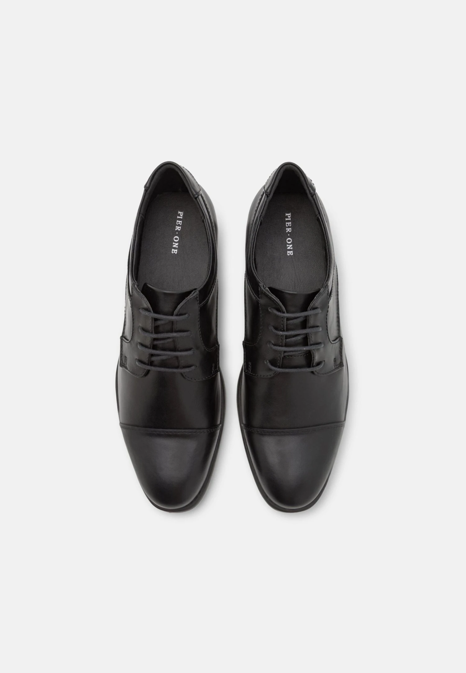 Pier One Unisex - Derbies - Black 6 Pier One Unisex - Derbies - Black – Image 4