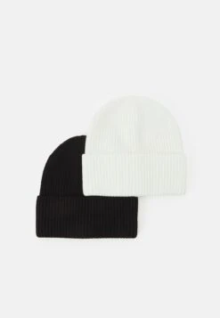 Pier One Unisex 2 Pack - Bonnet - Black/White