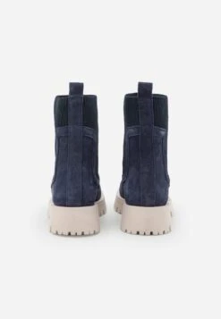 Pier One Leather - Bottines À Plateau - Dark Blue -Vêtements Offres 36404bc0b5c145beb899467a53626b75