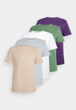 Pier One Unisex 5 Pack - T-Shirt Basique - Light Blue/Purple/White 14 Pier One Unisex 5 Pack - T-Shirt Basique - Light Blue/Purple/White -Vêtements Offres 4dab7af2179d4e539c84571a9836ad97