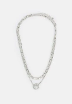 Pier One Unisex 2 Pack - Collier - Silver-Coloured