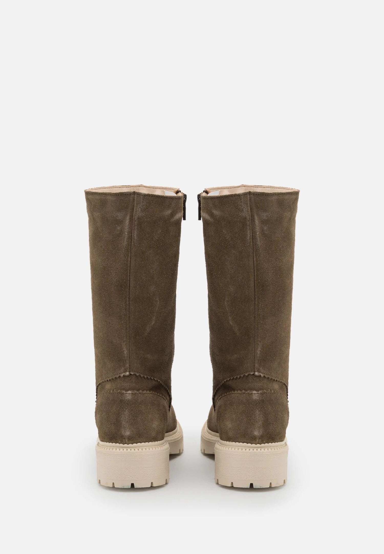 Pier One Leather Winter Boot - Bottes - Khaki 6 Pier One Leather Winter Boot - Bottes - Khaki – Image 4