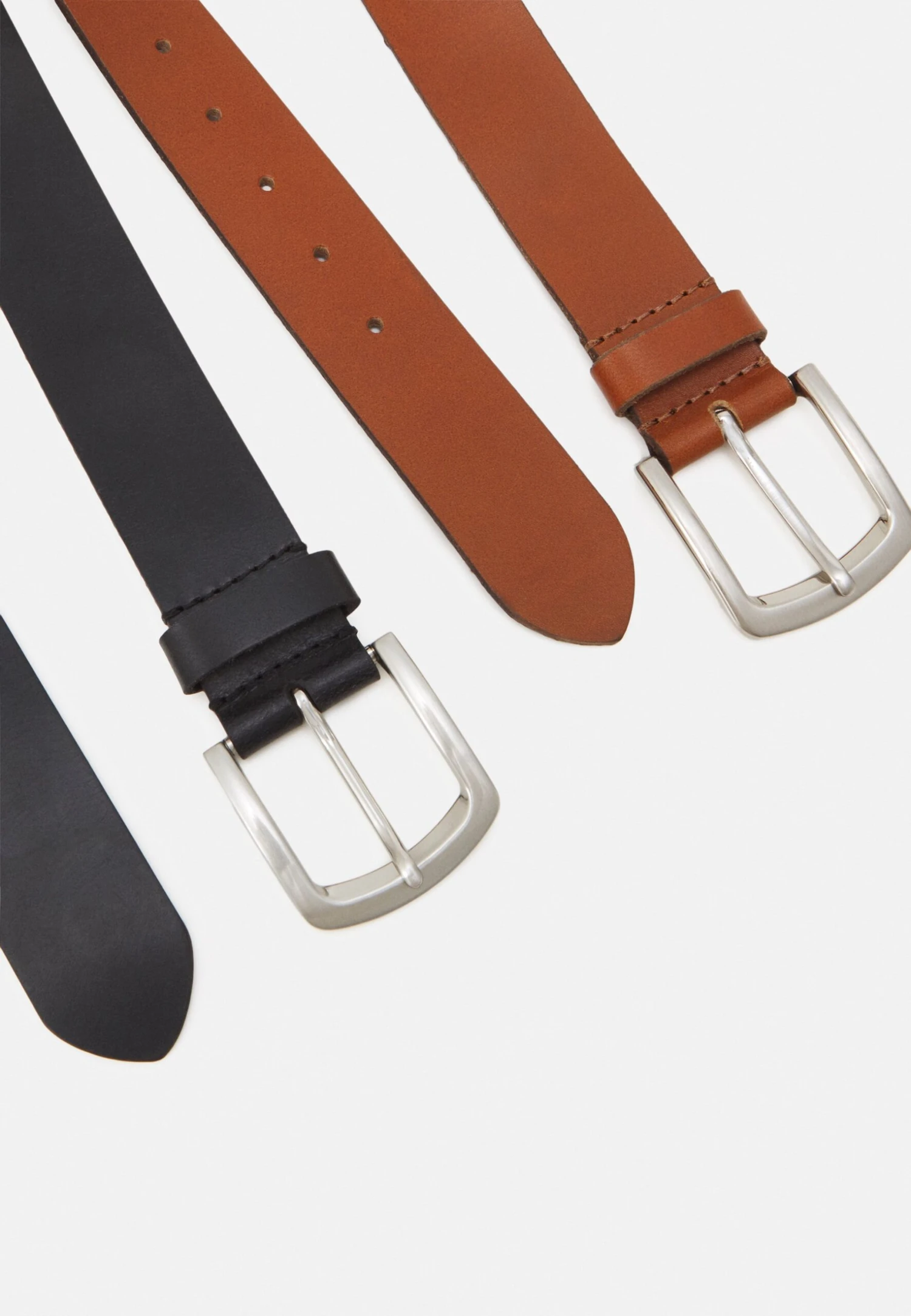 Pier One Leather 2 Pack - Ceinture - Cognac/Black 4 Pier One Leather 2 Pack - Ceinture - Cognac/Black – Image 2