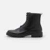Pier One Unisex - Bottines À Lacets - Black