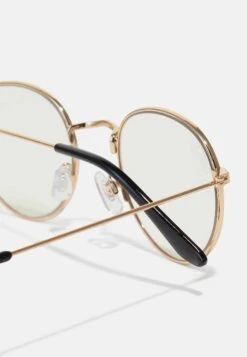 Pier One Unisex - Lunettes Anti-Lumière Bleue - Gold- Coloured -Vêtements Offres ac78d7d3c1554ff8bf47378090da46c3