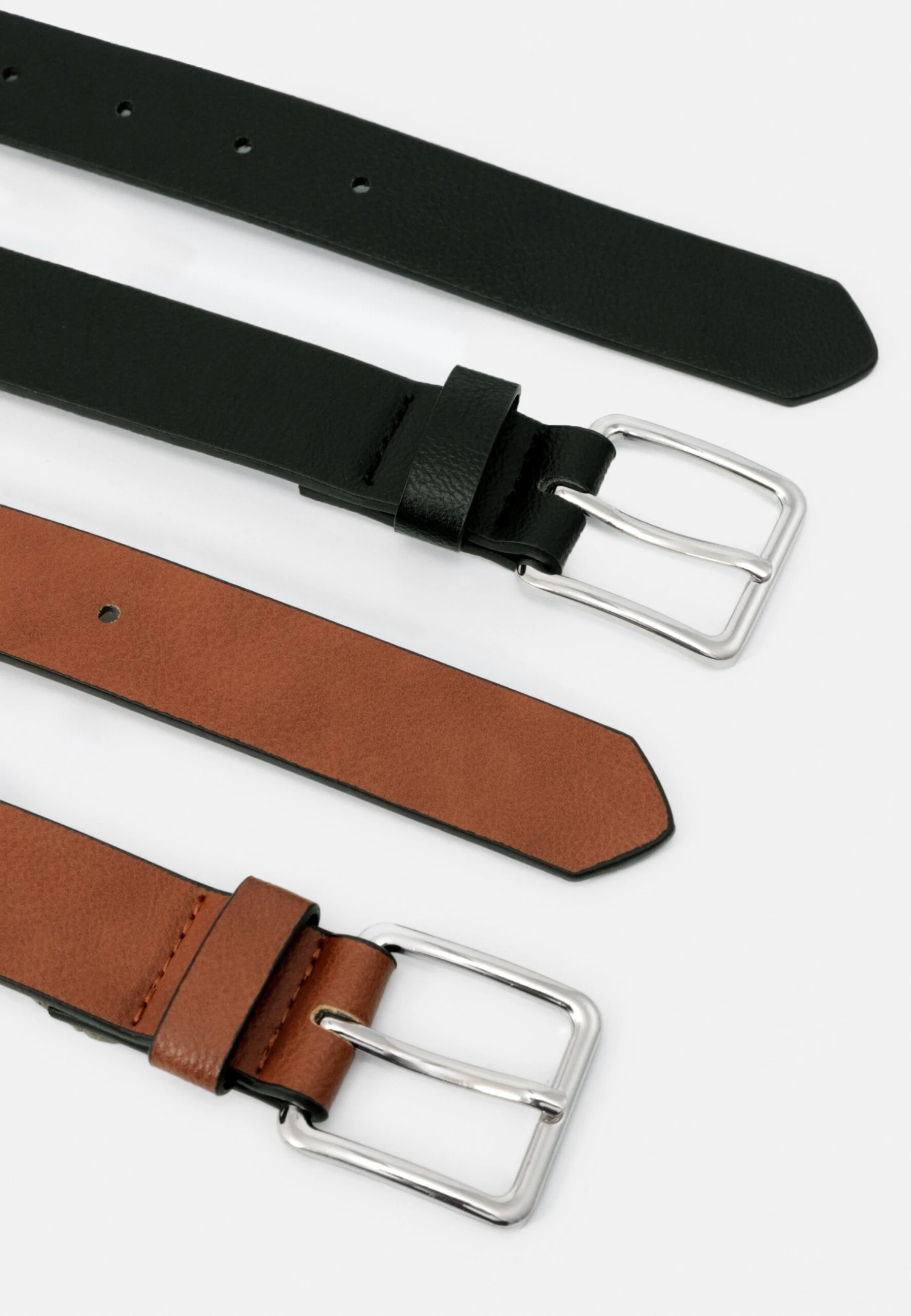 Pier One 2 Pack - Ceinture - 802 - Black_708 - Cognac 4 Pier One 2 Pack - Ceinture - 802 - Black_708 - Cognac – Image 2