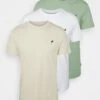 Pier One Birdie - T-Shirt Basique - White/Off-White/Green -Vêtements Offres b78bb0b58e21470789900174cb766326