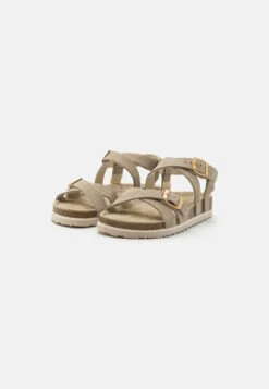 Pier One Leather - Sandales - Beige -Vêtements Offres bdfe55a03adc49b0b0300787de707406