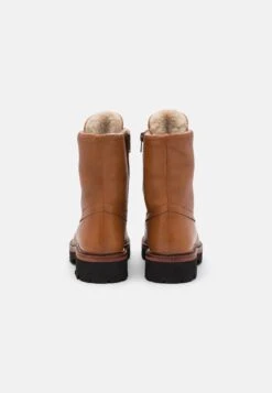 Pier One Leather Winter Boot - Bottines À Lacets - Cognac -Vêtements Offres bf53894e40e64ca2b1af6a323aced008