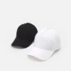 Pier One Unisex 2 Pack - Casquette - Black/White 2 Pier One Unisex 2 Pack - Casquette - Black/White -Vêtements Offres c81afa5f2a2041ba9384bf535a217551