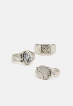 Pier One 3 Pack - Bague - Silver-Coloured 7 Pier One 3 Pack - Bague - Silver-Coloured -Vêtements Offres dcde83db6e3345368c91f38ea1afbe88