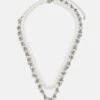 Pier One 2 Pack Unisex - Collier - Silver -Vêtements Offres e245ed3a0c4448518c382a29b6da13e2