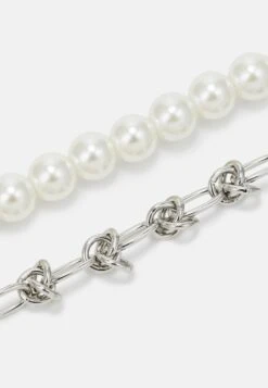 Pier One 2 Pack Unisex - Collier - Silver -Vêtements Offres f0386c66f33643f9a20dceab9586d469