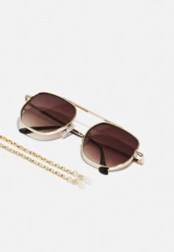 Pier One With Chain Set Unisex - Lunettes De Soleil - Brown -Vêtements Offres f1cdb3b14cd145bd91fa6660ce8a9cd4