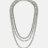 Pier One 3 Pack Unisex - Collier - Silver-Coloured -Vêtements Offres f1ddeb3a5869428fbd923d8cf6456873