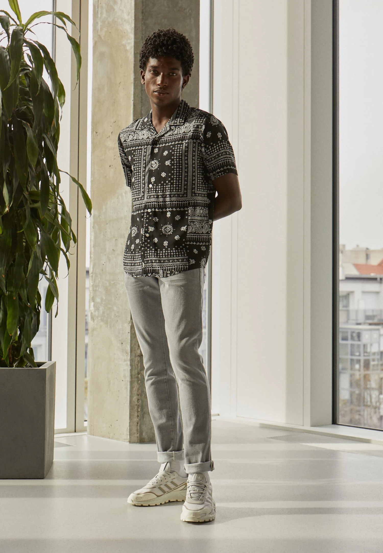 Pier One Unisex - Chemise - Black 3 Pier One Unisex - Chemise - Black