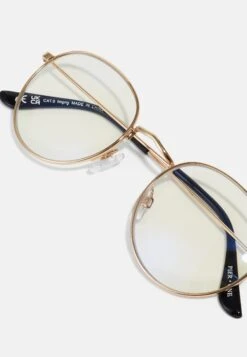 Pier One Unisex - Lunettes Anti-Lumière Bleue - Gold- Coloured -Vêtements Offres f33625ede44c4459b7dfbd3d3ec6aa31