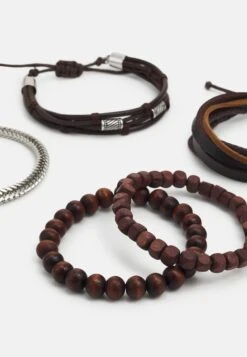 Pier One 5Pack - Bracelet - Brown, Silver-Coloured 7 Pier One 5Pack - Bracelet - Brown, Silver-Coloured -Vêtements Offres f5cccebe53ff49b2b71032a80b4e2461
