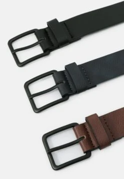 Pier One 3 Pack - Ceinture - Black - 802_Brown - 702_Dark Blue - 503 6 Pier One 3 Pack - Ceinture - Black - 802_Brown - 702_Dark Blue - 503 -Vêtements Offres f70aaa852b984310af363d378c7fc3af
