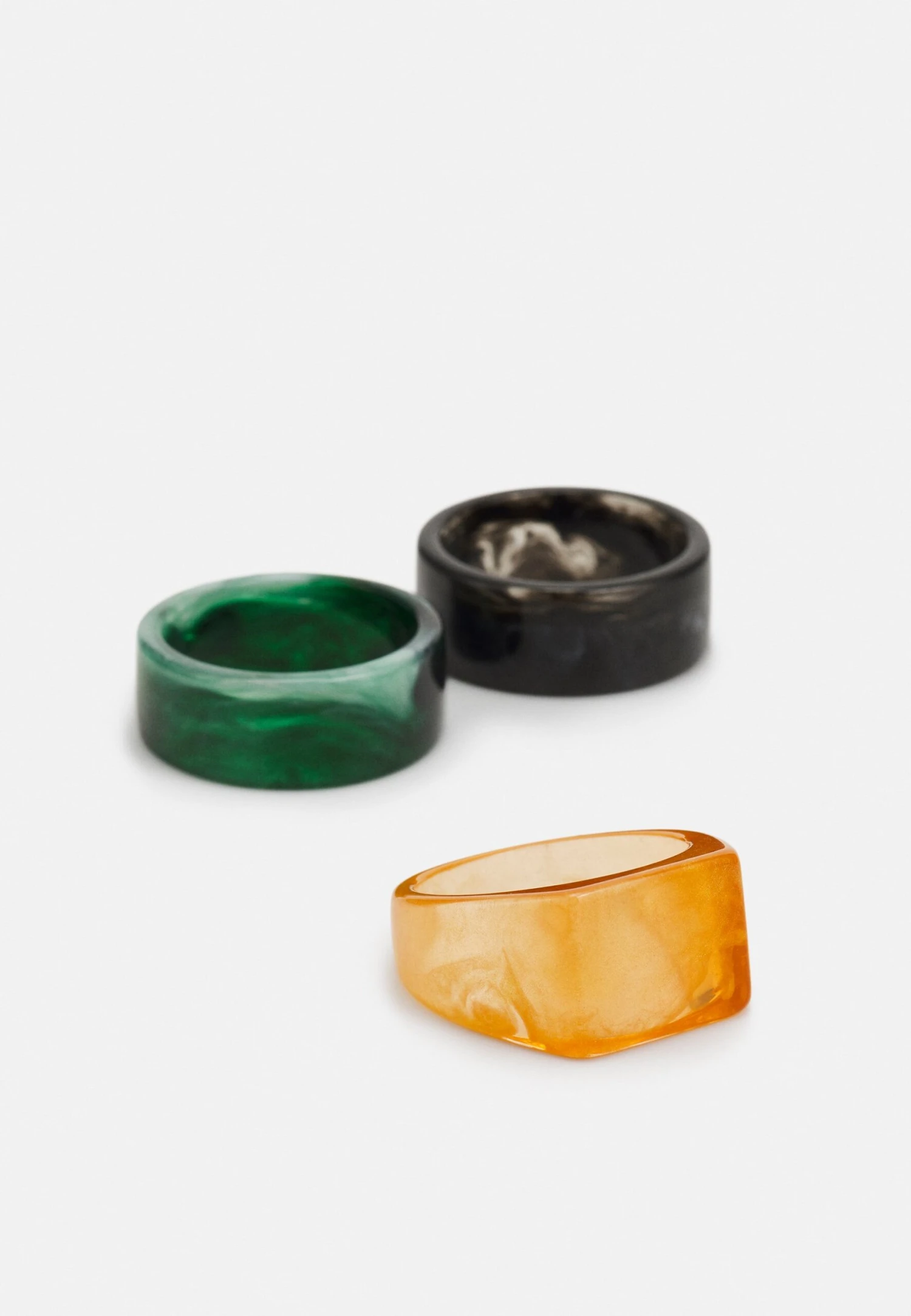 Pier One 3 Pack - Bague - Black/Green/Orange 5 Pier One 3 Pack - Bague - Black/Green/Orange – Image 3