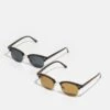 Pier One 2 Pack - Lunettes De Soleil - Brown/Black